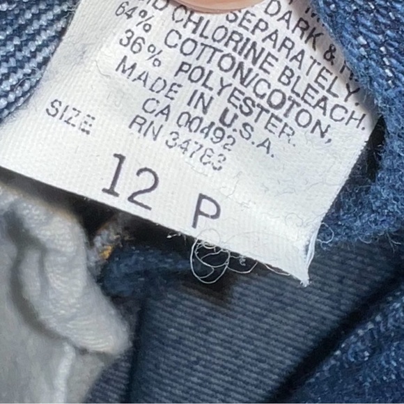 Lee Vintage Mom Blue Jeans Size 12/ 26” - Picture 6 of 7